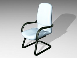 Cantilever Desk Chair 3d model preview