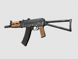 Russian AKS 74U 3d preview