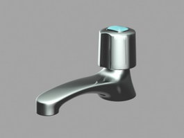 Modern Bath Faucet 3d model preview
