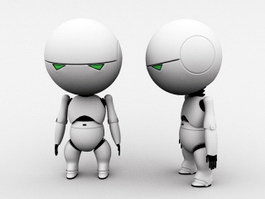 Small Droid 3d model preview