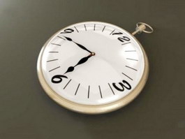Victorian Pocket Watch 3d model preview