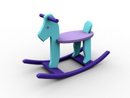 Kids Rocking Horse 3d preview