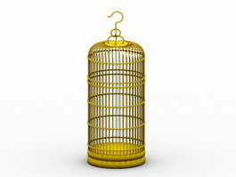 Wire Bird Cage 3d model preview