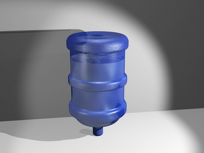 Water Dispenser Bottle 3d rendering