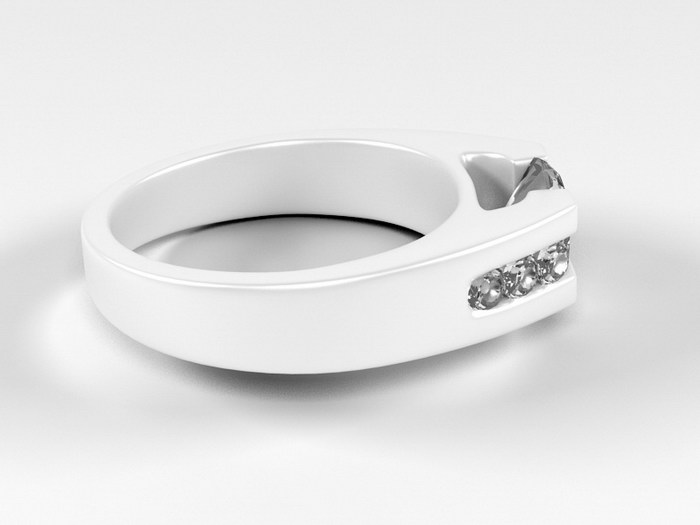 Pretty Promise Ring 3d rendering
