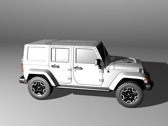 Jeep Wrangler Unlimited 3d model - CadNav