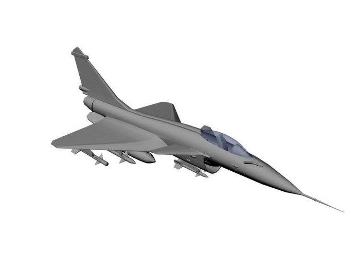 Chinese J10 Fighter Aircraft 3d rendering