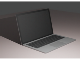Apple MacBook 3d model preview