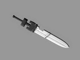 Army Combat Knife 3d model preview