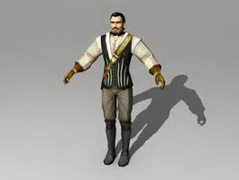Medieval Nobleman 3d preview