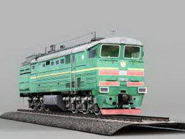 Diesel Locomotive 3d preview