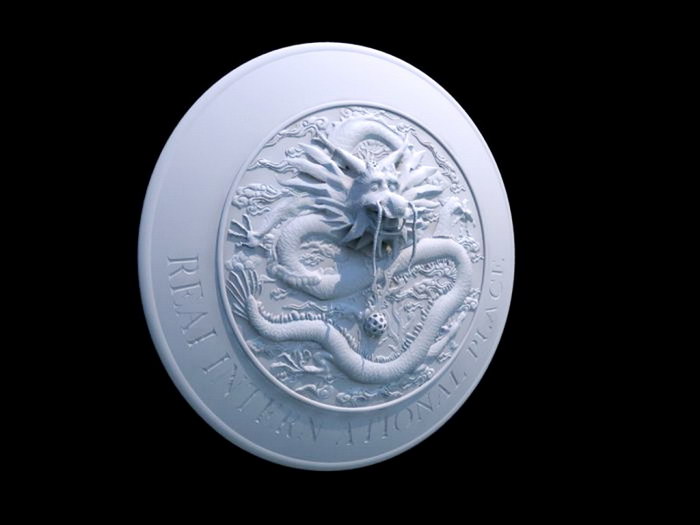 Dragon Shield 3d rendering