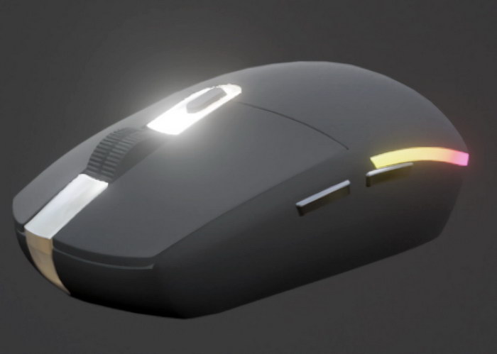 Logitech Wireless Mouse 3d model Blender files free