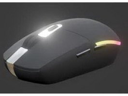 Logitech Wireless Mouse 3d model preview