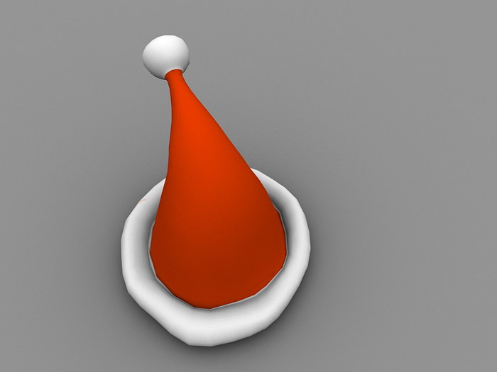 Christmas Hat 3d rendering