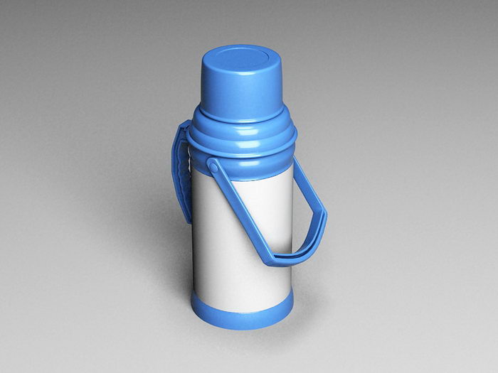 Water Thermos Bottle 3d rendering
