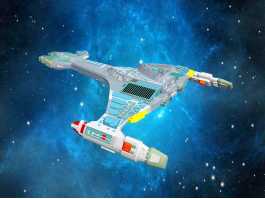 Star Trek Klingon Vorcha Battle Cruiser 3d preview