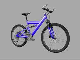 Mountain Bicycle 3d model preview