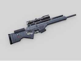 SL8 Rifle 3d model preview