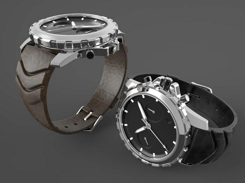 Dive Watch 3d rendering