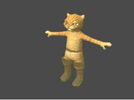Cat Man 3d model preview