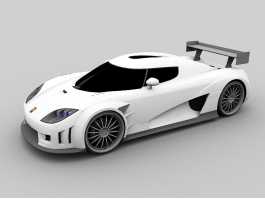 GT Sport Car 3d model preview