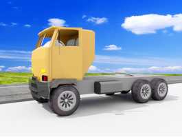 Semi-Trailer Truck 3d model preview