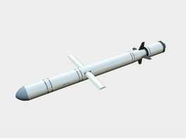 Cruise Missile 3d model preview