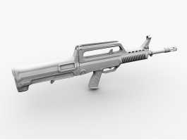 QBZ-95 Assault Rifle 3d model preview