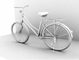 Utility Bicycle 3d model preview