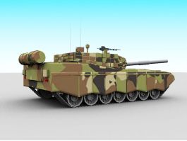 Chinese Type 99 Tank 3d model preview