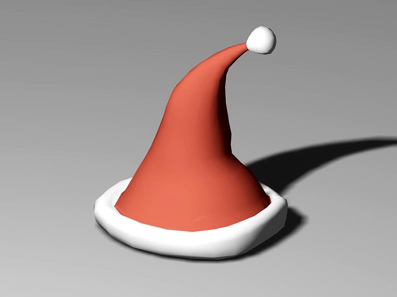 Christmas Cap 3d rendering