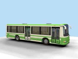Green Bus 3d preview