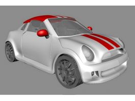 Small Minicar 3d model preview