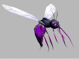 Purple Mosquito 3d preview