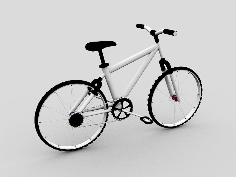 BMX Mountain Bike 3d rendering
