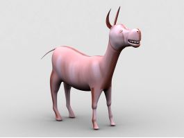 Funny Donkey 3d model preview
