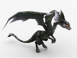 Black Dragon 3d model preview