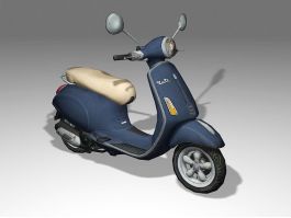 Old Motor Scooter 3d preview