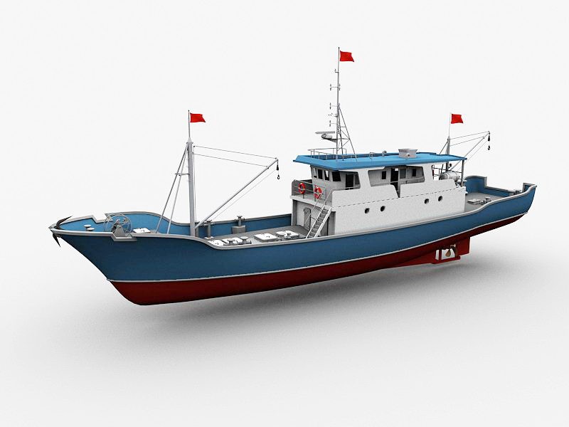 Trawler Fishing Vessels Collection 3D Model $239 - .3ds .blend .fbx .obj  .max .c4d .ma - Free3D