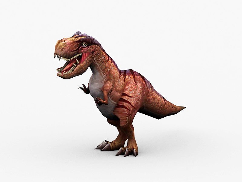 Desenho animado T-Rex colecionável Modelo 3D $19 - .max .obj .ztl - Free3D