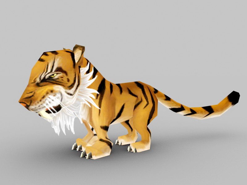 Tiger 3d model free download - CadNav