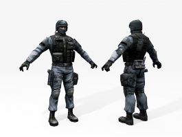 Free Soldier 3D Models for Download