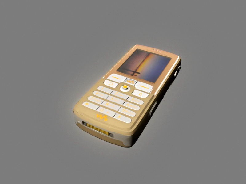 Sony Ericsson W700 3d rendering