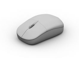 Wireless Mouse 3d model preview
