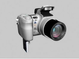Sony Cyber-shot DSC-H9 Digital Camera 3d model preview