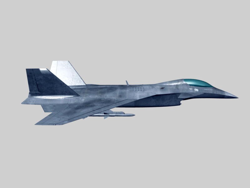 Chengdu J-10 Chinese Fighter Aircraft 3d rendering