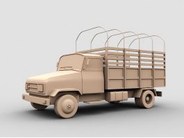 Old Army Truck 3d model preview