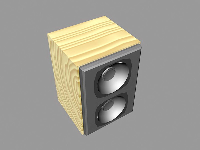 Desktop Loudspeaker 3d rendering
