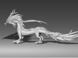 Eastern Dragon 3d model preview